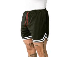 Shorts de basket-ball en mesh personnalisés, style streetwear, vêtements de sport respirants, séchage rapide, légers, confortables, shorts de sport pour hommes - Product Image 2