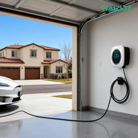 Cargador Rápido para Coche Eléctrico de 7kW, Montado en Pared, Estación de Carga Doméstica Tipo 2