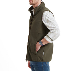 Mens <b>Thermal</b> Bodywarmer Vest Sleeveless Lightweight <b>Gilet</b> Warm Outdoor Winter Casual Layering Custom Wholesale Apparel - Product Image 2
