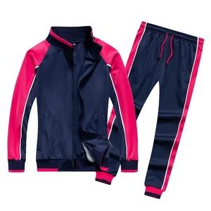Conjuntos de chándal para hombre con cremallera, pantalones de chándal, logotipo personalizado, ropa urbana, cuello alto, joggers de otoño, ropa deportiva, ropa de entrenamiento - Product Image 1