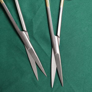 กรรไกรผ่าตัด TC ไอริสทำจากสแตนเลสใช้ในชั้นเรียนที่โรงพยาบาลรับประกัน1ปีเครื่องมือ CE ISO - Product Image 6