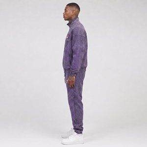 Men Sun Faded Tracksuit Soft Washed Athletic Set Breathable Comfort Fit Jacket And <b>Jogger</b> For Training Daily Casual Wear - Product Image 6