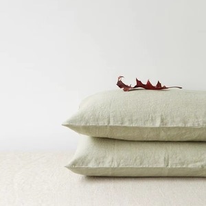 Housse de coussin en lin pur tissé à 100 % pour la maison - Product Image 4