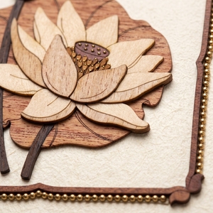 Caja de Almacenamiento Decorativa de Pared con Chapa de Madera Moderna, Diseño Multifuncional de 5 Niveles para Uso Doméstico - Product Image 4