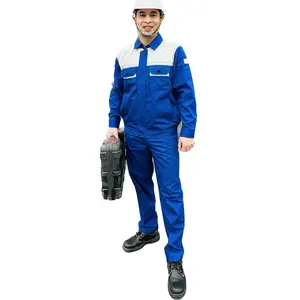 Uniform safety workwear sets for men and women Good anti-dust and effective anti-wrinkle from FMF Verified Manufacturer- ODM OEM