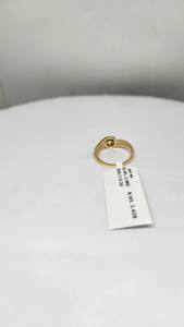 Bague pour femme en or 9 carats, couleur HI, SI, diamant naturel de 0,36 ct, plaqué rhodium, 2,428 g, certifiée IGI, bague de fiançailles de luxe avec petit diamant - Product Image 5