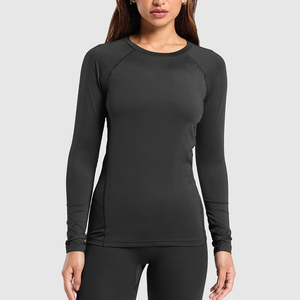 T-shirts à manches longues unisexes pour femmes, streetwear de haute qualité, 100% coton, respirants, séchage rapide, coupe ajustée - Product Image 1