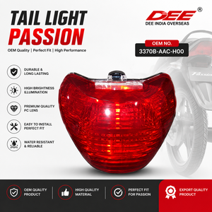 Feu arrière de moto OEM 3370B-AAC-H00 pour Hero Passion, feu stop arrière, pièces détachées auto par DEE - Product Image 2