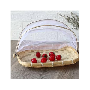 VIETCHOICE Vietnam Cesta de Almacenamiento de Bambú Ecológica y Duradera a Precio Económico para Verduras/Frutas/Pan de Alta Calidad - Product Image 6