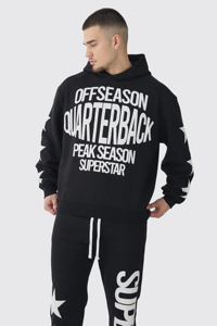 Chándal con capucha para hombre 2026, personalizado, de corte holgado y extragrande, con estampado puff, para fuera de temporada, fabricado en Pakistán, precio económico, OEM personalizado - Product Image 3