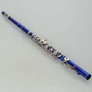 Flauto in Cupronickel C 16 con Chiavi e Fori Chiusi, Modello Concert Band Blu per Suonatori di Piccolo - Product Image 6
