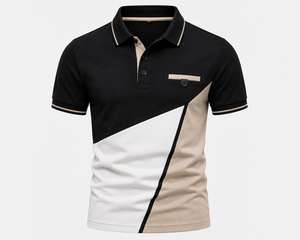 Camisa de Lona Sólida para Hombre, Manga Corta, Casual, Premium, Fabricante Personalizado - Product Image 1