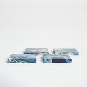 Blue Marble Resin Coaster - Product Image 2