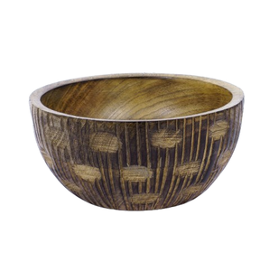 Tazón de ensalada de madera de acacia sostenible, hecho a mano, tazones de madera personalizados para servir, mezclar ensalada, sopa, fruta. - Product Image 4
