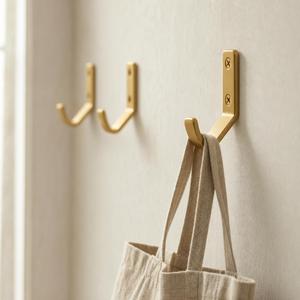 Brass <b>Wall</b> <b>Hook</b> Solid Cast Handmade Unlacquered Living Finish Decorative <b>Wall</b> Mounted Coat <b>Hook</b> - Product Image 4