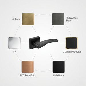 High Quality Brass Door <b>Handle</b> Set with Mortise | Stylish Lever <b>Handles</b> in Antique, Graphite & Gold Finish for Interior Doors - Product Image 5