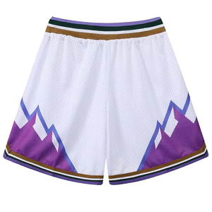 Shorts de malla de doble capa, ligeros, cómodos, informales, estilo urbano, colección de verano, unisex, shorts de malla privados. - Product Image 6