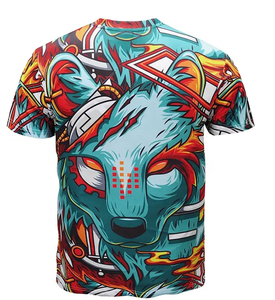 Camiseta Casual Moderna para Hombre, Tejida con Estampado Digital en la Parte Delantera, 100% Algodón, Manga Corta, Transpirable, de Secado Rápido, Alta Calidad y Cómoda - Product Image 6