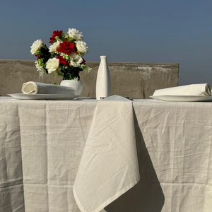 Serviettes en coton rectangulaires écologiques à motif uni, faites à la main pour les mariages, usage domestique, lavables en machine - Product Image 6