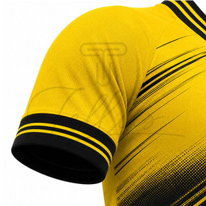 Maillot de rugby pour hommes en gros, 100 % polyester, séchage rapide, design uni, respirant, léger, confortable, pour l'entraînement sportif - Product Image 4
