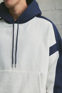 Sudadera con Capucha para Hombre, Estilo Moderno 2026, Bloques de Color, Algodón Premium, Felpa Ecológica, Suave, Cómoda y Confortable, Estilo Urbano, Corte Holgado - Product Image 4
