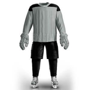 Ensemble maillot et pantalon de hockey sur glace fabriqué au Pakistan, conçu avec un tissu de qualité professionnelle offrant respirabilité et confort - Product Image 1