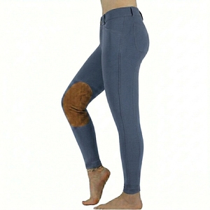 Pantalones de equitación personalizados para mujer, pantalones de equitación de silicona, ropa de equitación, pantalones de montar a caballo, leggings de equitación - Product Image 5