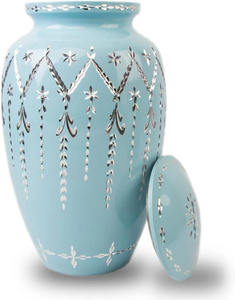 Urnas Decorativas Modernas de la Mejor Calidad para Cenizas de Adultos, Uso Funerario y de Entierro para Hombres y Mujeres, Hechas a Mano - Product Image 1