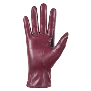 Gants en cuir véritable de qualité supérieure, unisexes, chauds pour l'hiver, compatibles avec les écrans tactiles, pour l'extérieur, gants en cuir tendance - Product Image 3