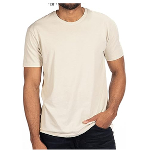 Fabricants de chemises OEM, t-shirts en jersey personnalisés pour hommes, 100% coton, manches courtes, col rond, décontractés, respirants, séchage rapide, coupe régulière - Product Image 3