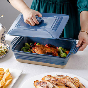 Plat à four et à micro-ondes, compatible lave-vaisselle, pour cuisson au four et au micro-ondes - Product Image 2