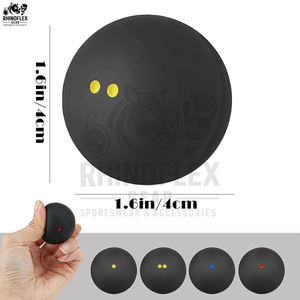 Balle de squash d'entraînement haute vitesse, légère, durable, en caoutchouc, couleur personnalisée, service OEM, balles de squash à vendre - Product Image 5