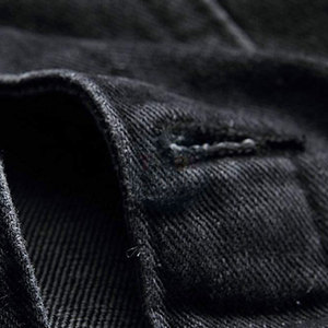 Veste d'hiver pour homme en coton avec logo personnalisé, respirante, pour usage extérieur, col montant, style jean, vente en ligne en gros - Product Image 5