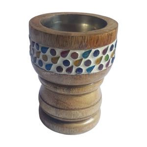 Quemador de incienso de carbón de madera de lujo hecho a mano para meditación, relajación y fragancia para el Hogar disponible en diseños únicos - Product Image 4