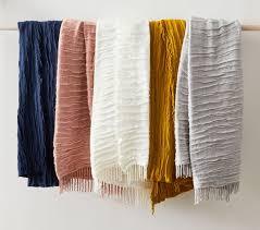 Manta de punto de rizo sólido estilo nórdico con flecos para cama y sofá, colcha para siesta en casa/oficina, tapete liso para decoración por hi - Product Image 6
