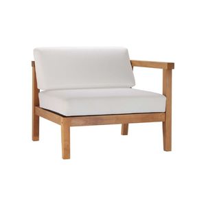Sofá de Jardín Uro Durable para Exteriores, Madera de Teca Sólida, Dos Plazas, Acolchado, Muebles Minimalistas para Villa, Patio, Hotel - Product Image 2