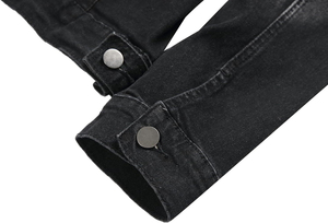 Winter Fashion High Quality Stretch Denim Jacket Men Supplier Spandex Fabric Custom logo Front OEM Bulk Order Price Streetwear - Product Image 5