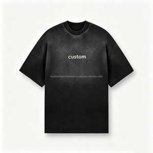 Camiseta de Manga Corta para Hombre, Corte Regular, con Logotipo Personalizado, Estilo Urbano, Cuello Redondo, Tejido de Algodón, Diseño Frontal Ecológico - Product Image 2