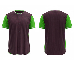 เสื้อเบสบอลแบบกำหนดเองสำหรับทีมกีฬาและงานอีเว้นท์ พร้อมโลโก้และหมายเลขตามสั่ง |   ฐานผ้าโพลีเอสเตอร์ที่ระบายอากาศได้ดี - Product Image 3