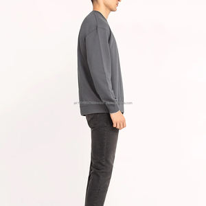 Sweats en molleton de logo personnalisé de haute qualité 500 Gsm épais et léger à manches longues pour l'impression numérique d'hiver - Product Image 3