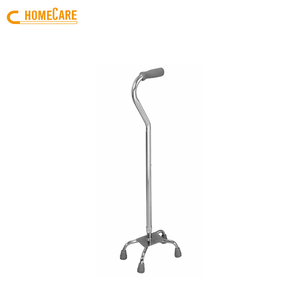 Hot Sell Aluminum Alloy Safety Quad Cane Four-Legged Walking Stick for Disabled - Product Image 3