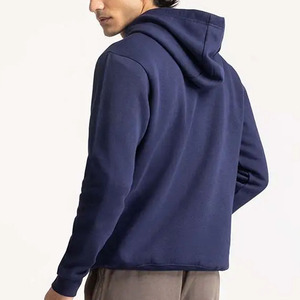 100% Cotton Fleece Hoodie for <b>Men</b> Heavyweight <b>Pullover</b> Sweatshirt Embroidered Hooded Collar Loose Fit Solid Pattern Winter Wear - Product Image 5