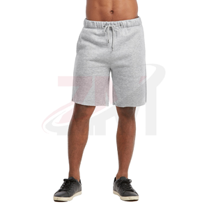 Shorts décontractés pour hommes 100 % coton, couleur unie, avec cordon de serrage, pour l'été, confortables au quotidien - Product Image 5
