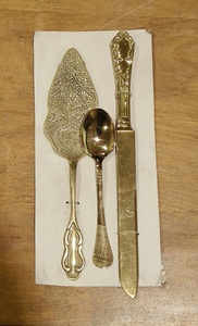 Luxury Home Accessories Table Decor Serving Accessories Kitchen Essentials Metal Flatware <b>Gold</b> Leaf Handle <b>Ornate</b> Handle Spoon - Product Image 4