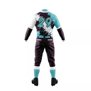 Professional Baseball Kit for League Teams Logo Name Number Jersey Pants Durable Competition Sportswear Supplier - Product Image 3