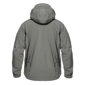 Veste Softshell Imperméable pour Hommes, Veste de Randonnée en Softshell, Manteau de Pluie Coupe-Vent Respirant à Capuche Léger et Durable - Product Image 3