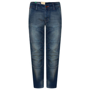 Jean en denim délavé coupe slim pour homme, taille haute, jambe droite, décontracté, en coton, tissu tissé mi-lourd, style automne - Product Image 5