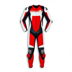 Combinaison de course de moto d'hiver haute performance en cuir, imperméable, respirante et chaude, conçue pour la piste et la route, usage professionnel - Product Image 3