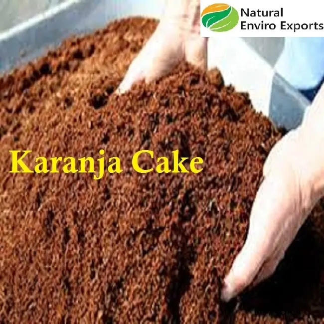 Karanja Cake Powder as Bio Fertilizer in Customized 1kg packing and label used as retail sale as garden and pot soil