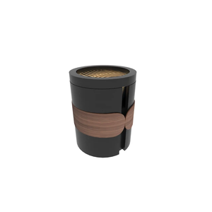 Brûleur d'encens cylindrique en bois moderne, diffuseur d'aromathérapie, parfum pour la maison, l'hôtel, le restaurant, cadeau de style unique pour l'Aïd et le Ramadan - Product Image 2